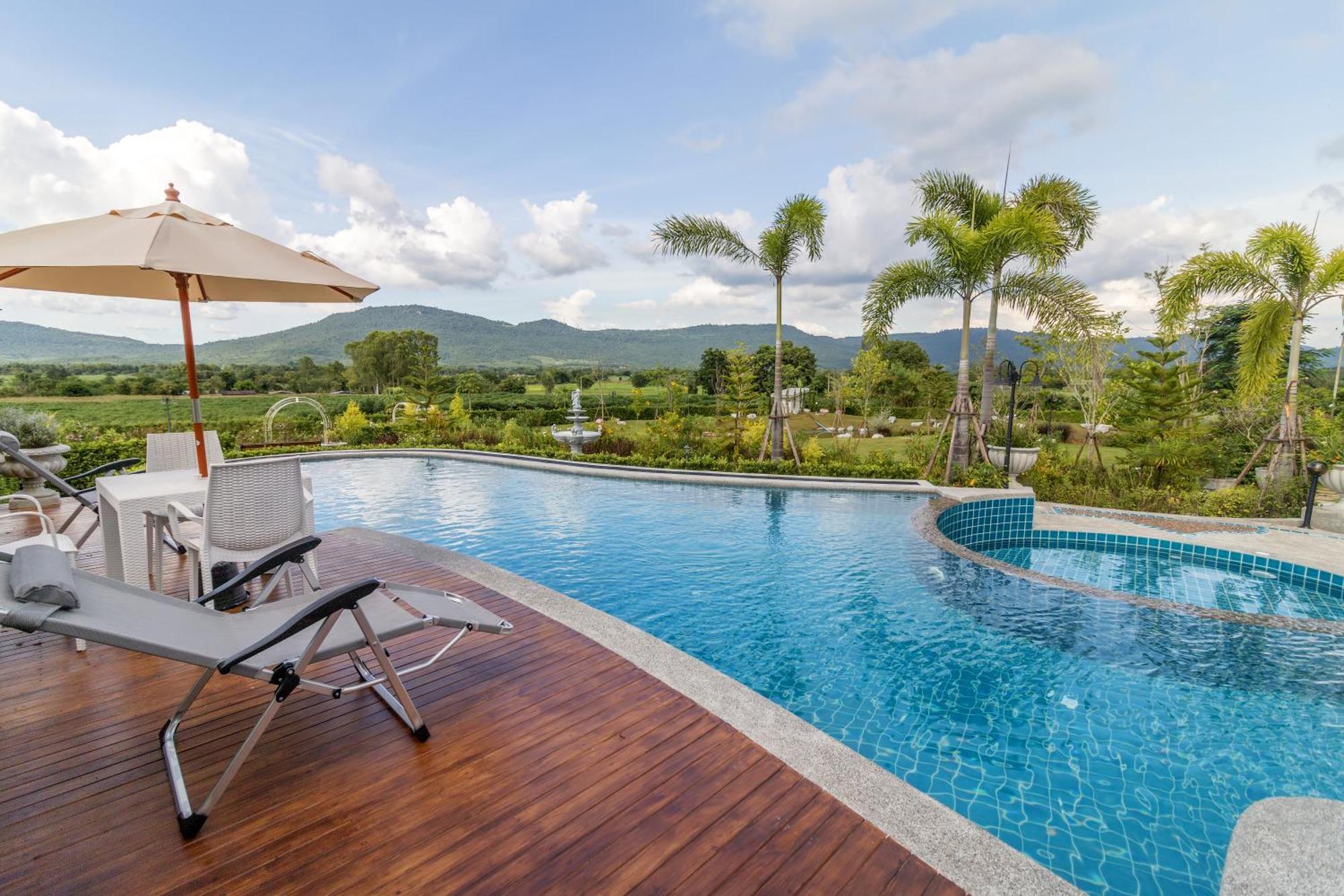 Chateau De Prim Khao Yai Ban Sap Phlu Exteriör bild